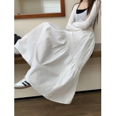 Spring -Summer Elegant Dress White Silk Dress