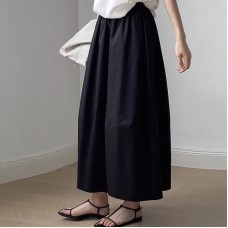 Spring -Summer Elegant Dress Black Silk Dress