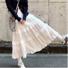 Spring -Summer Elegant Dress White Silk Dress